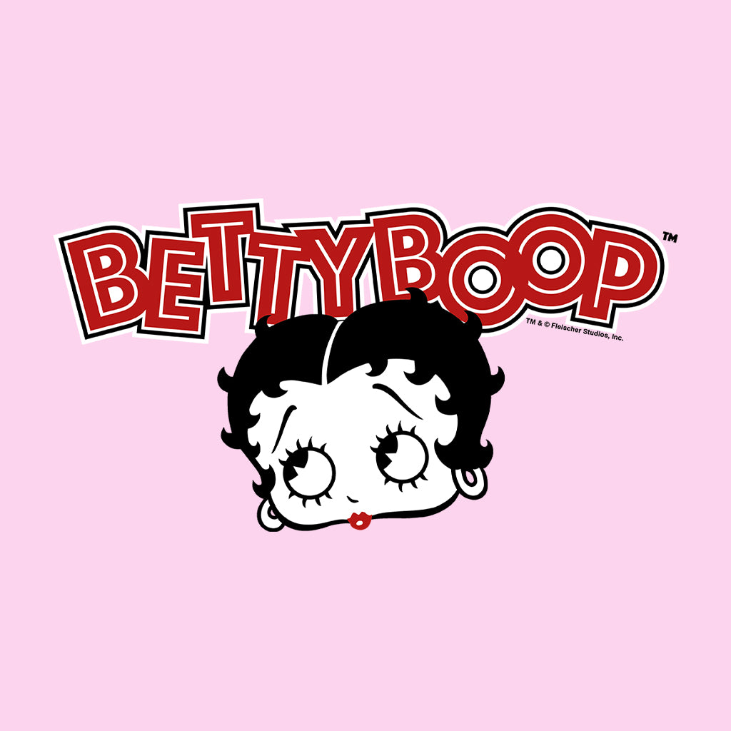 Betty Boop Red Lips Face And Logo Women's Sweatshirt