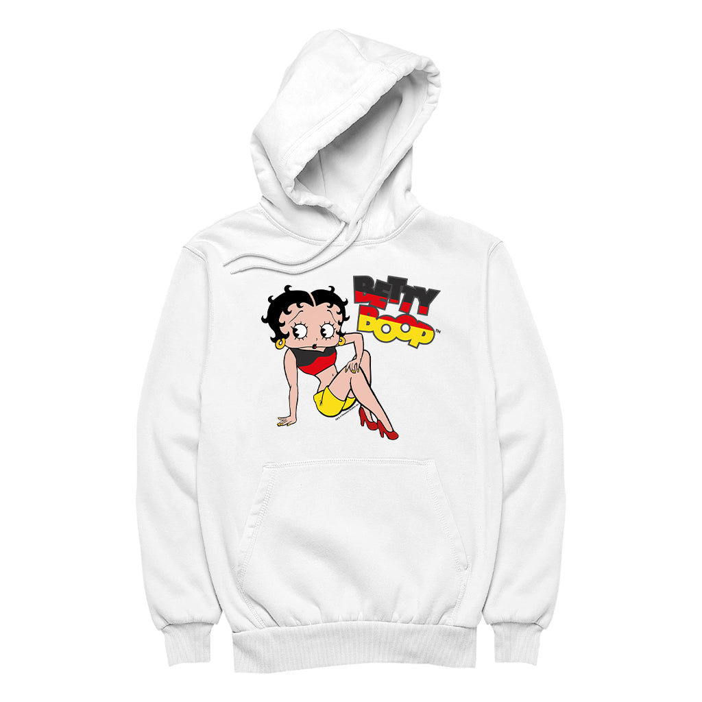 Betty Boop German Flag Clothing Men's Hooded Sweatshirt