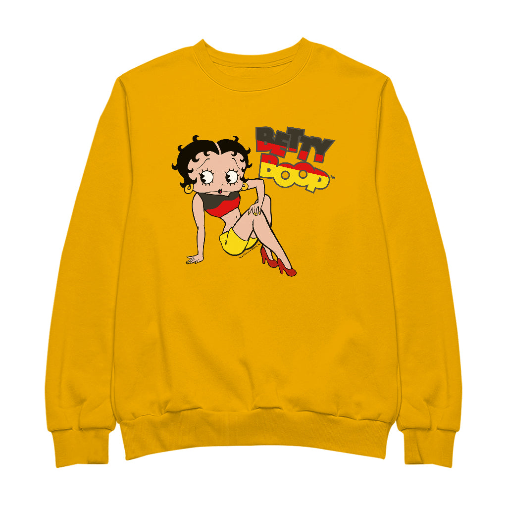 Betty Boop German Flag Clothing Men's Sweatshirt