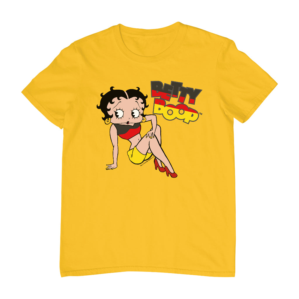 Betty Boop German Flag Clothing Men's T-Shirt