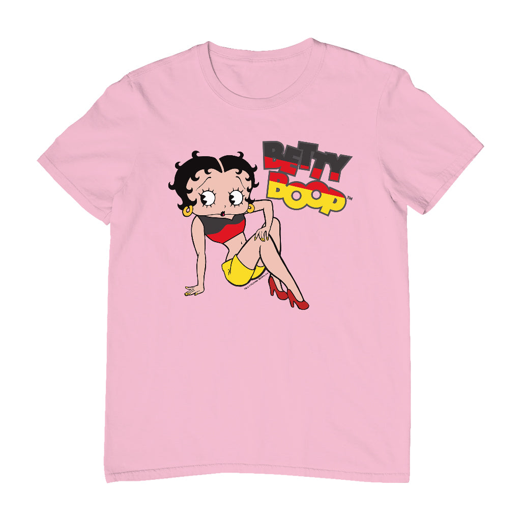 Betty Boop German Flag Clothing Men's T-Shirt