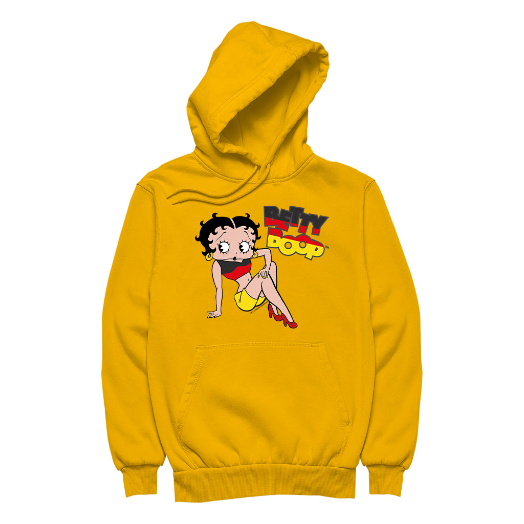 Betty Boop German Flag Clothing Women's Hooded Sweatshirt