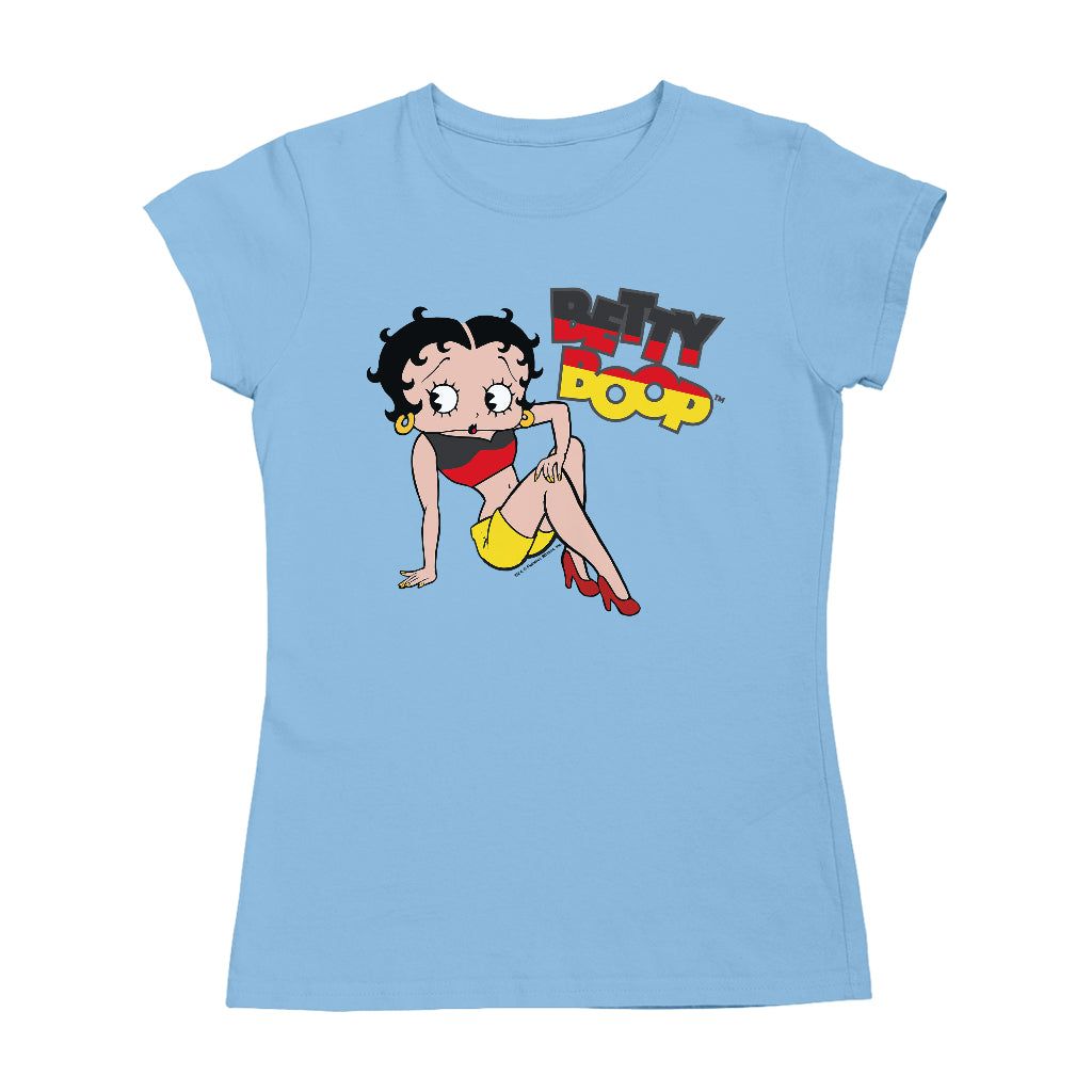 Betty Boop German Flag Clothing Women's T-Shirt