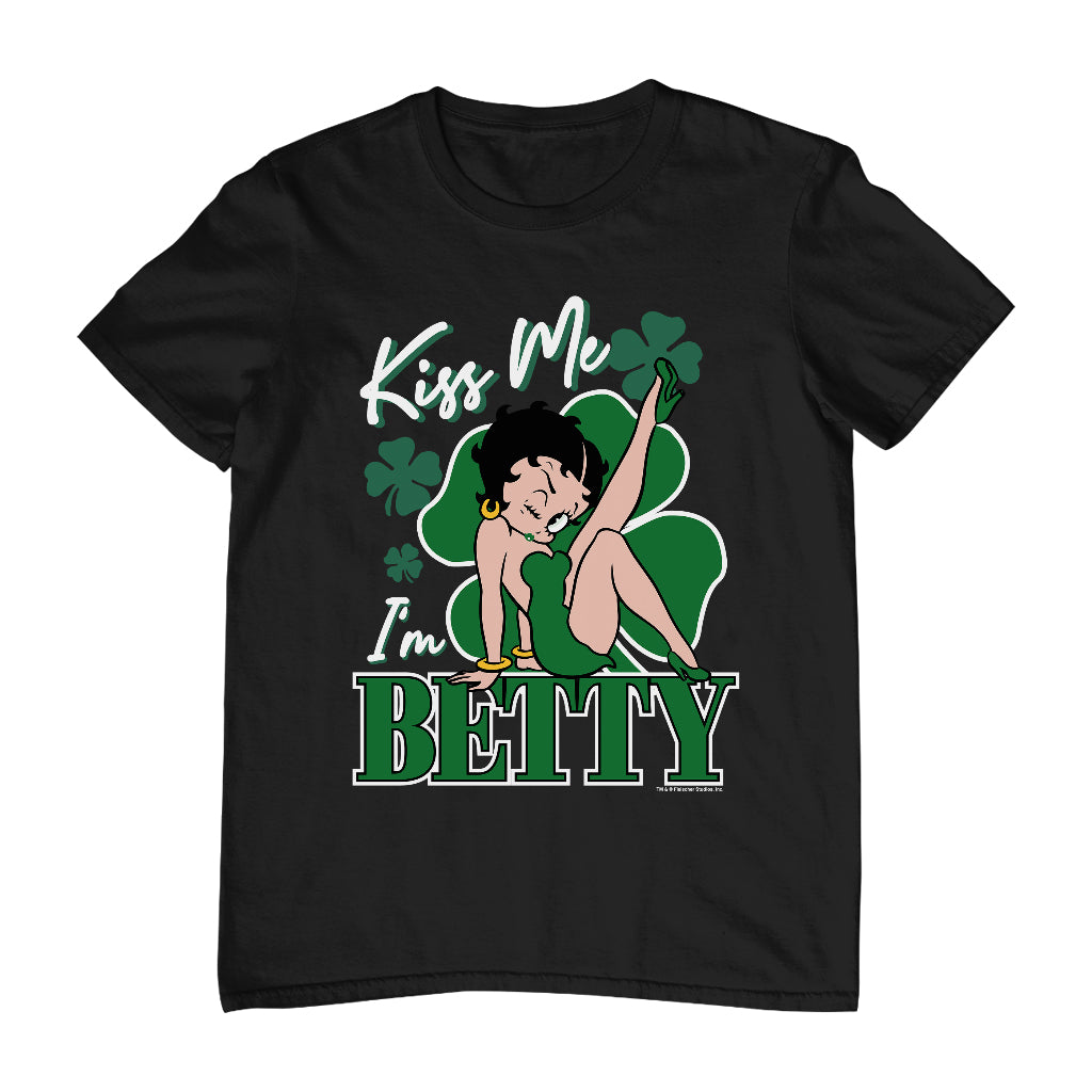 Kiss Me I'm Betty St Patrick's Day Men's T-Shirt