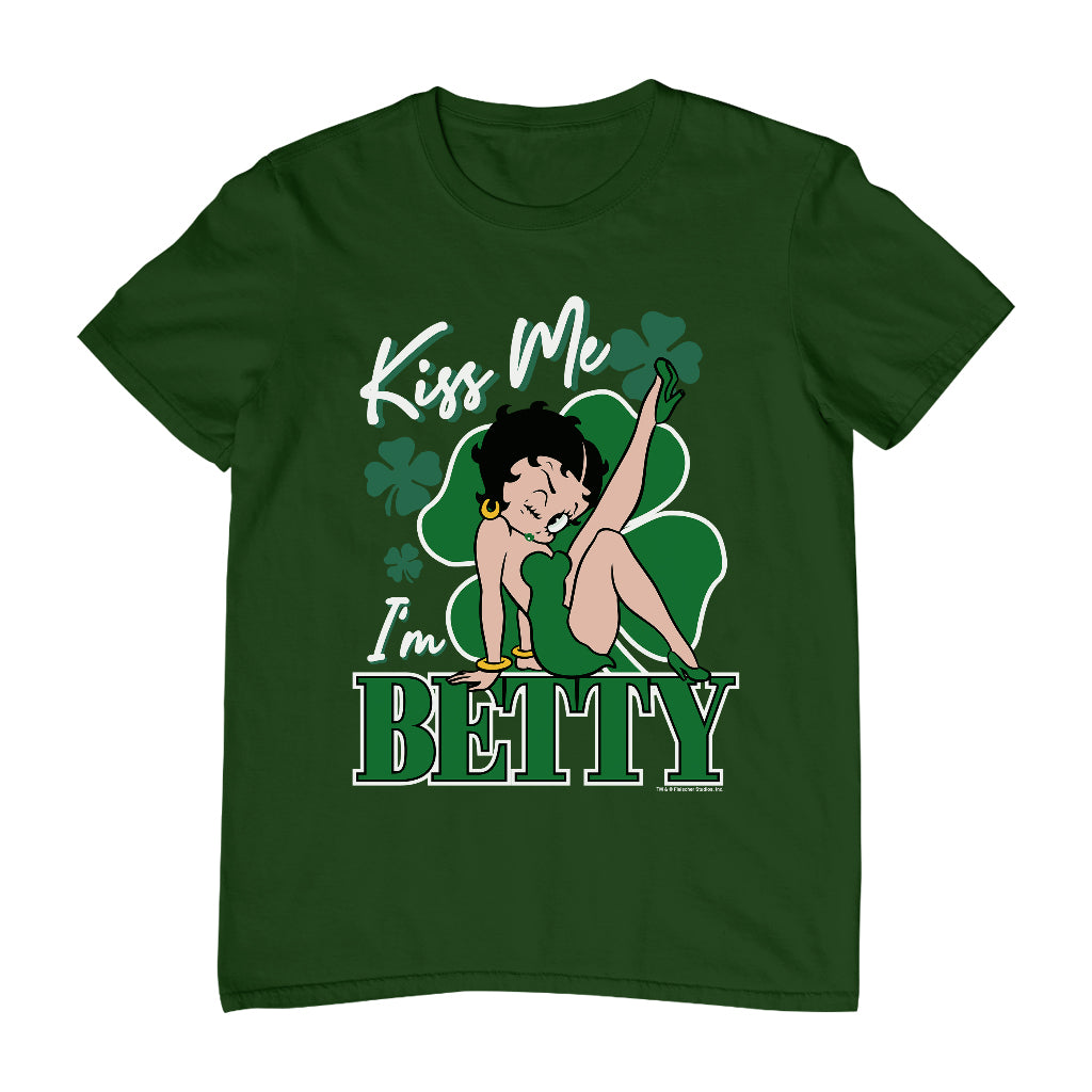 Kiss Me I'm Betty St Patrick's Day Men's T-Shirt