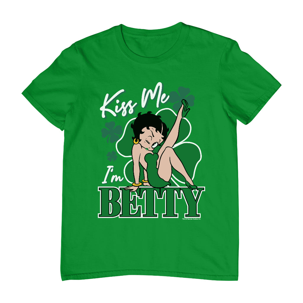 Kiss Me I'm Betty St Patrick's Day Men's T-Shirt