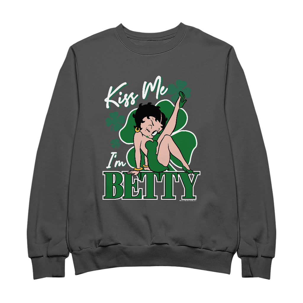 Kiss Me I'm Betty St Patrick's Day Women's Sweatshirt