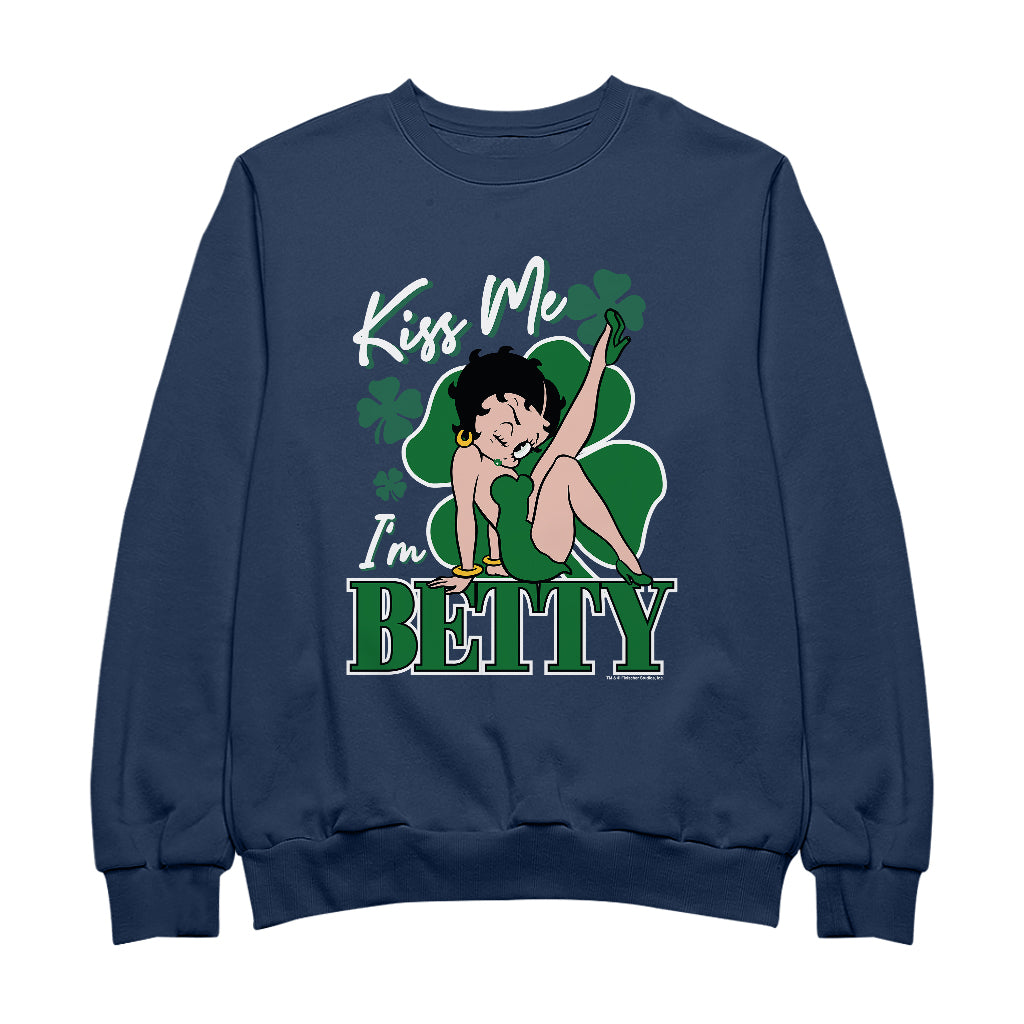 Kiss Me I'm Betty St Patrick's Day Women's Sweatshirt