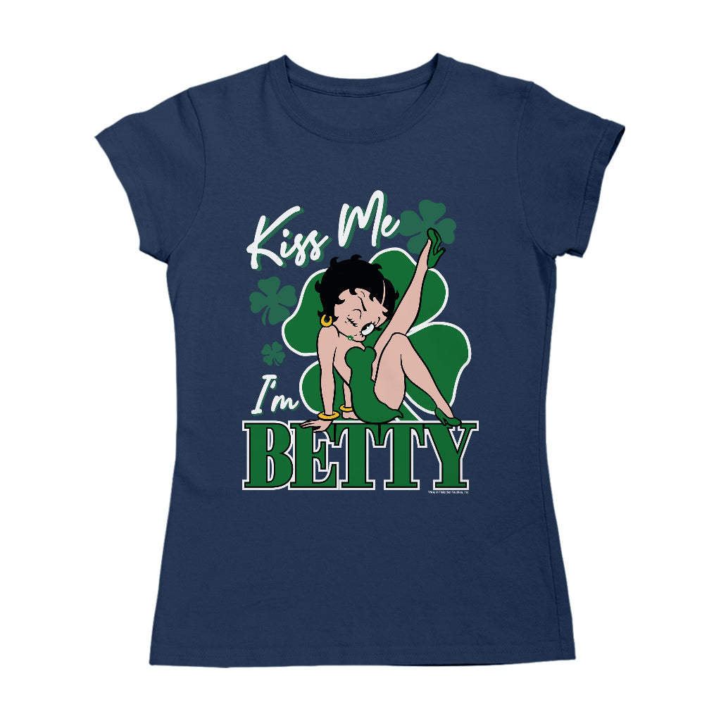 Kiss Me I'm Betty St Patrick's Day Women's T-Shirt