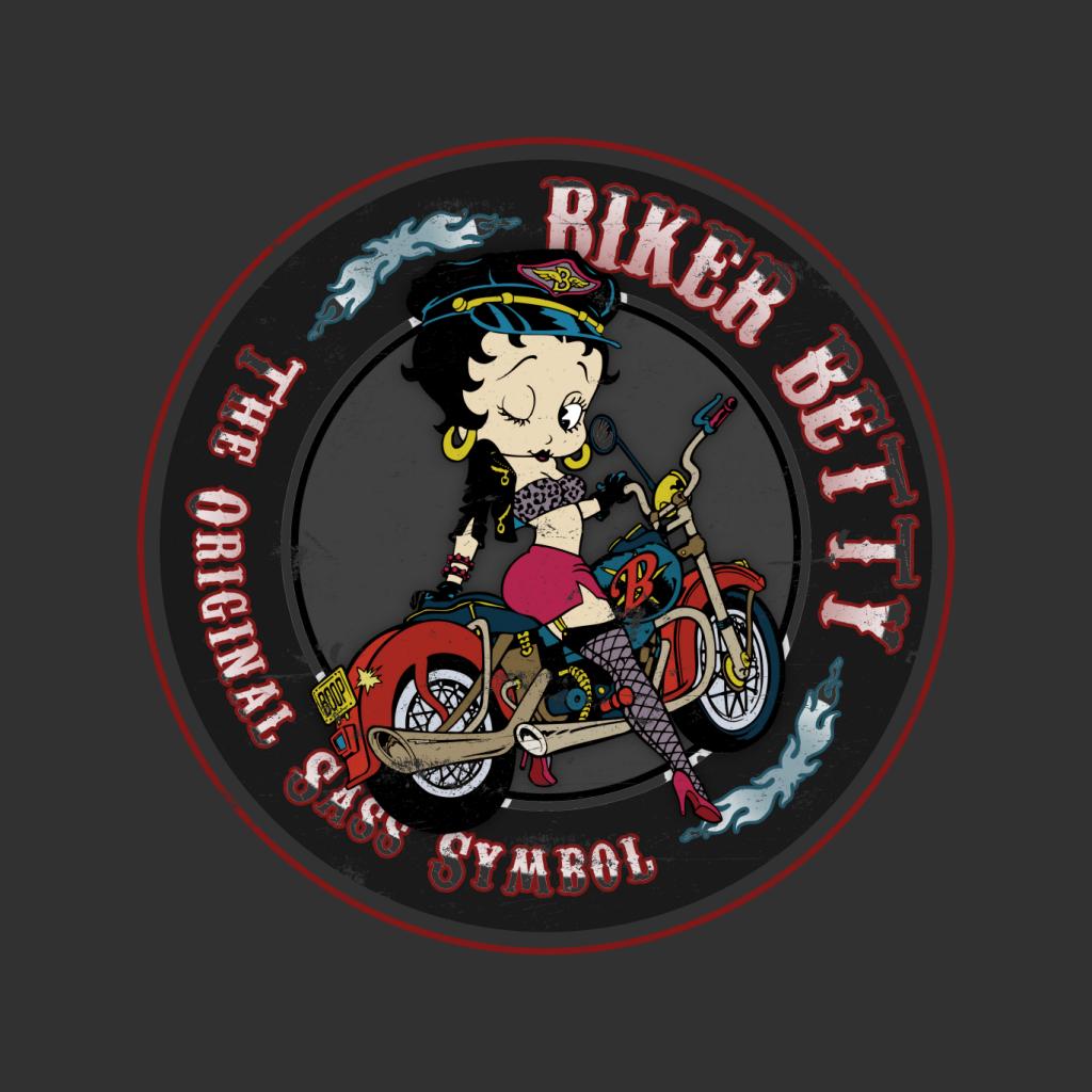 Betty Boop Biker Betty Women's Hooded Sweatshirt-Betty Boop Shop