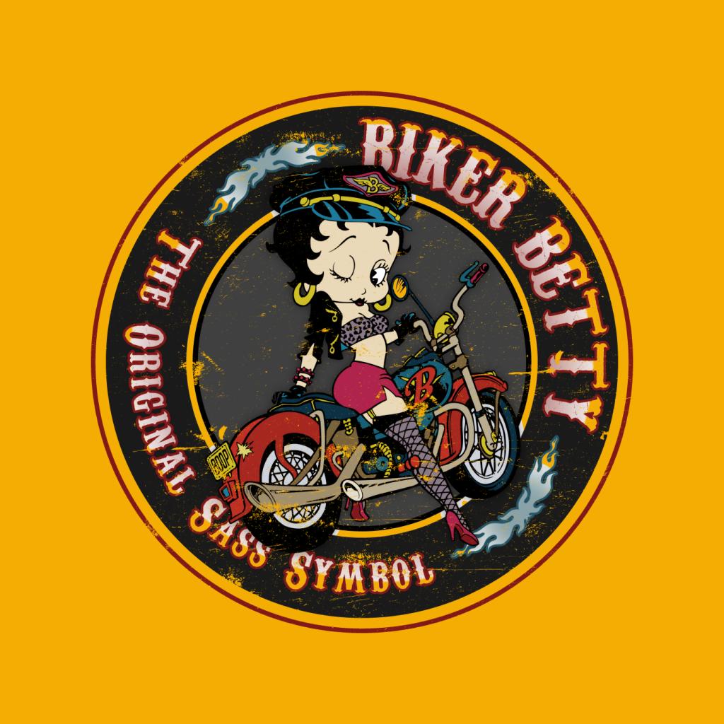 Betty Boop Biker Betty Men's T-Shirt-Betty Boop Shop