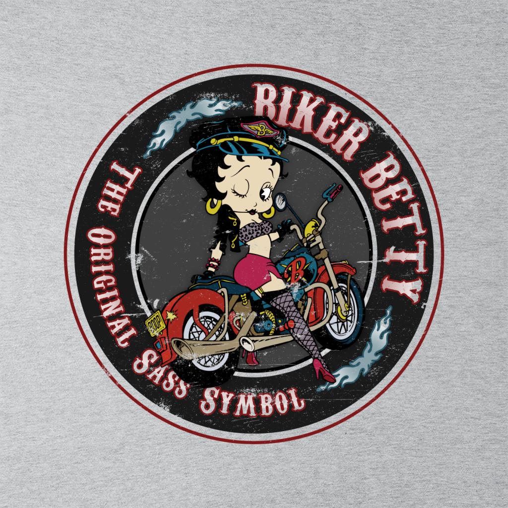 Betty Boop Biker Betty Women's Hooded Sweatshirt-Betty Boop Shop