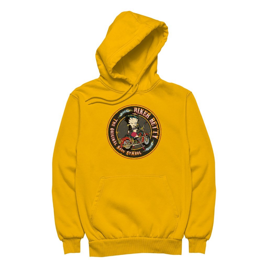 Betty Boop Biker Betty Women's Hooded Sweatshirt-Betty Boop Shop