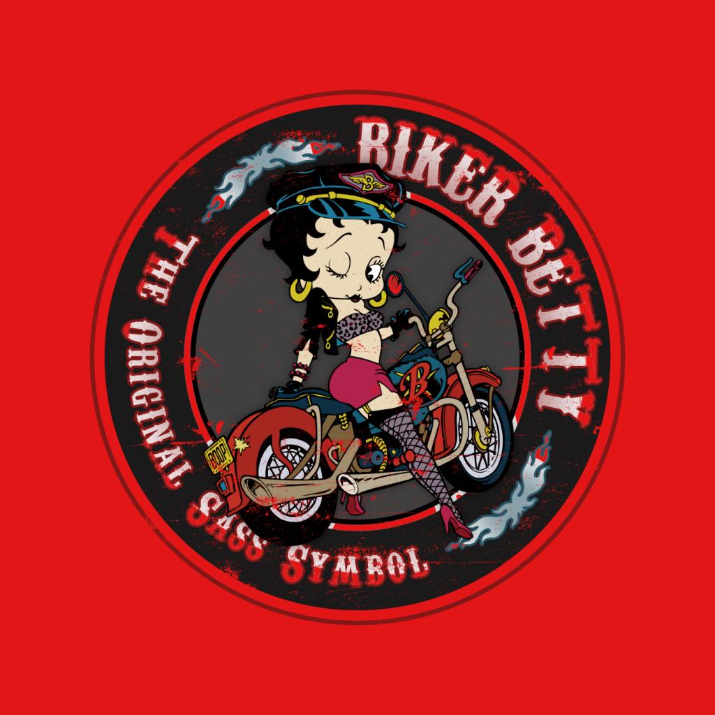 Betty Boop Biker Betty Women's Hooded Sweatshirt-Betty Boop Shop