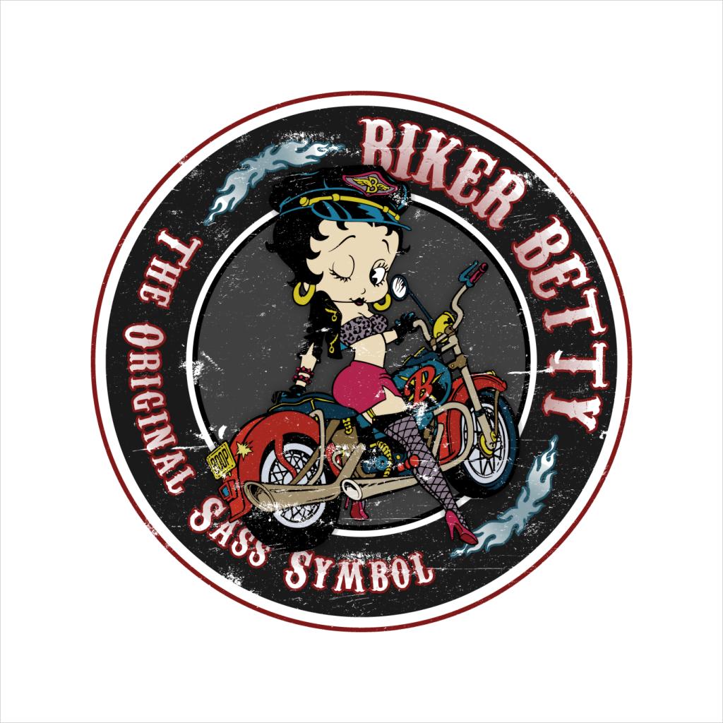 Betty Boop Biker Betty Women's Hooded Sweatshirt-Betty Boop Shop