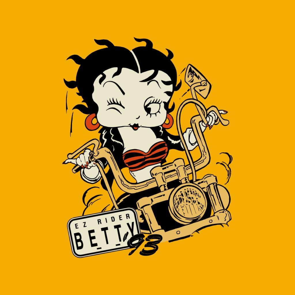 Betty Boop Ez Rider Betty Women's Hooded Sweatshirt-Betty Boop Shop