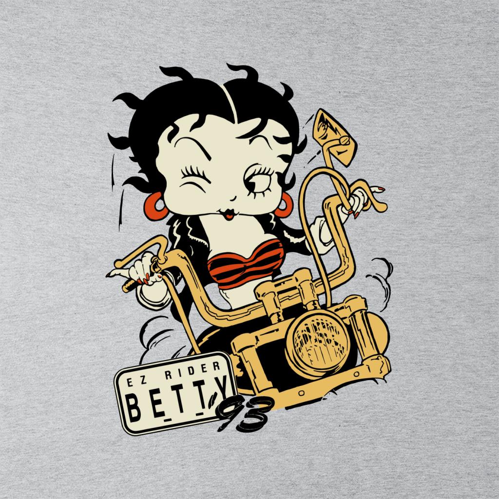 Betty Boop Ez Rider Betty Women's Hooded Sweatshirt-Betty Boop Shop
