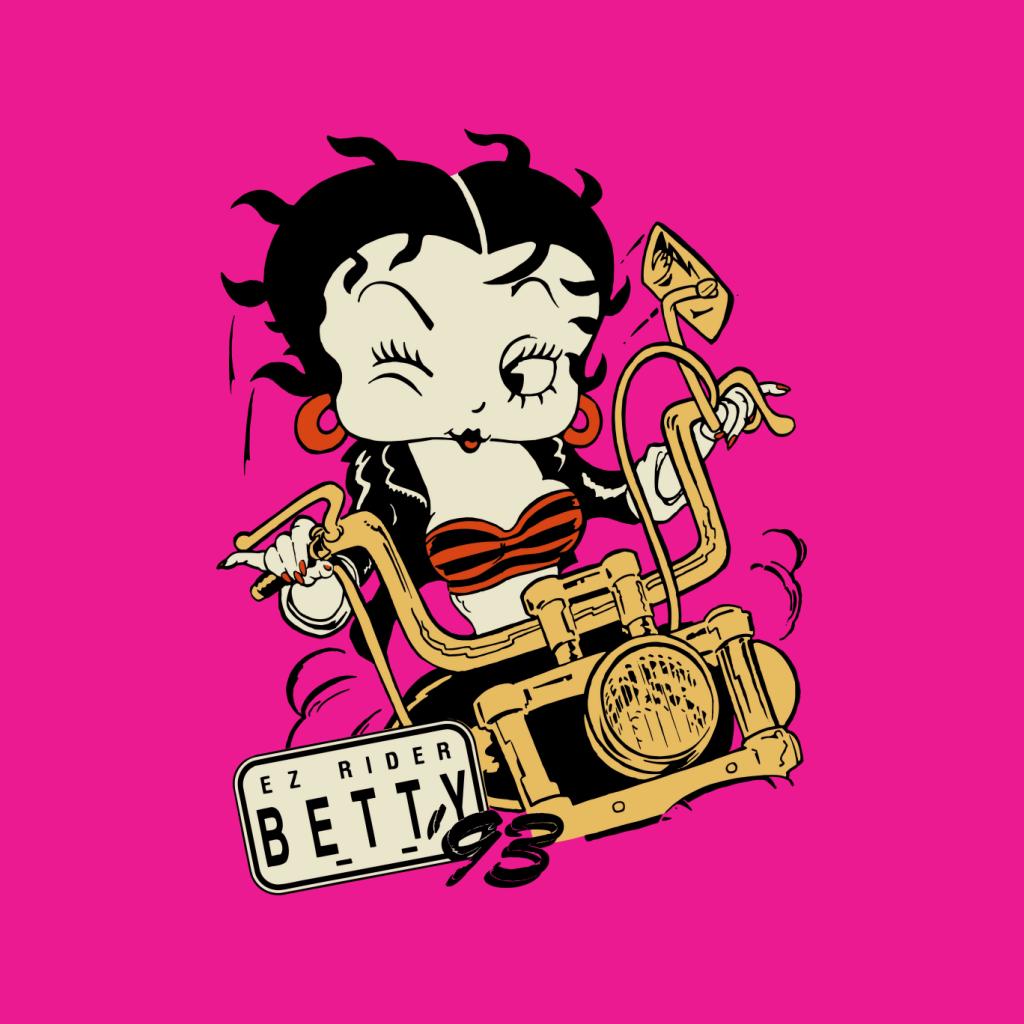 Betty Boop Ez Rider Betty Women's Hooded Sweatshirt-Betty Boop Shop