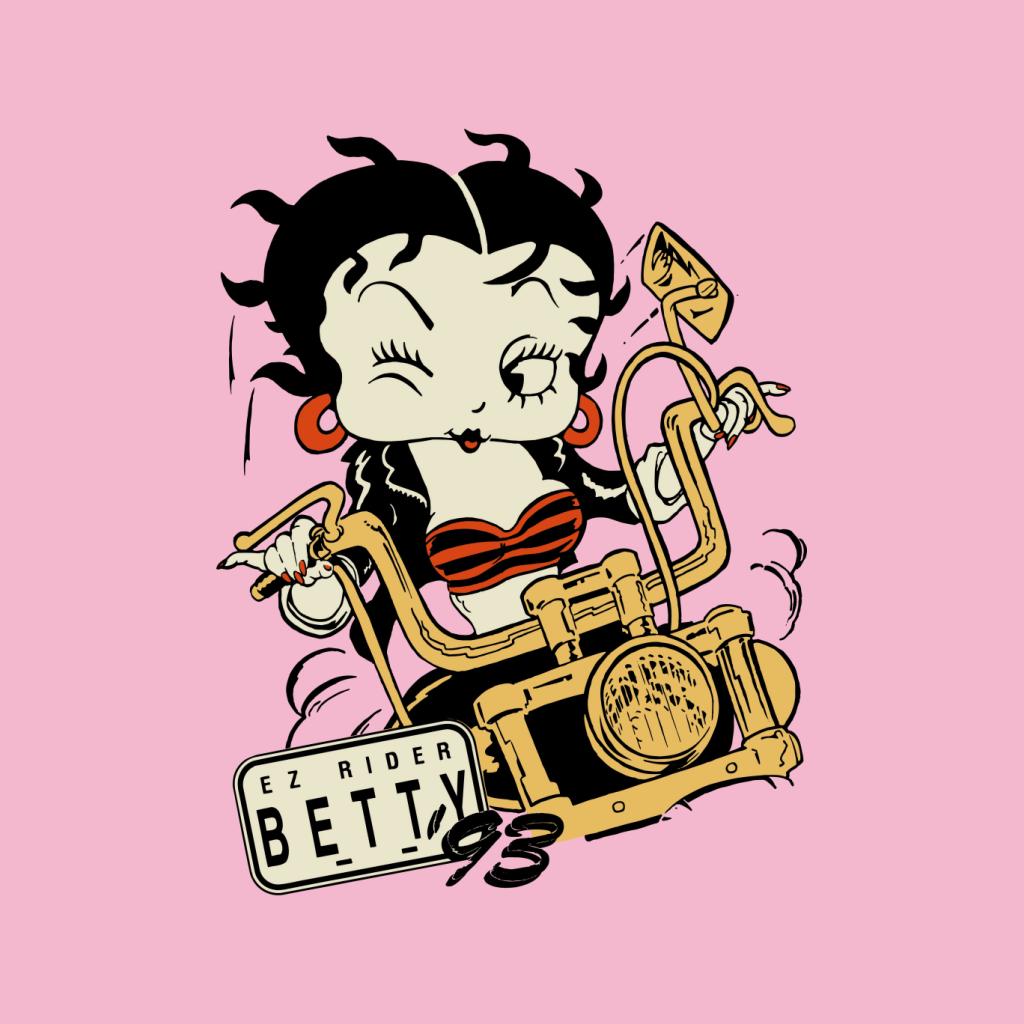 Betty Boop Ez Rider Betty Kids T-Shirt-Betty Boop Shop
