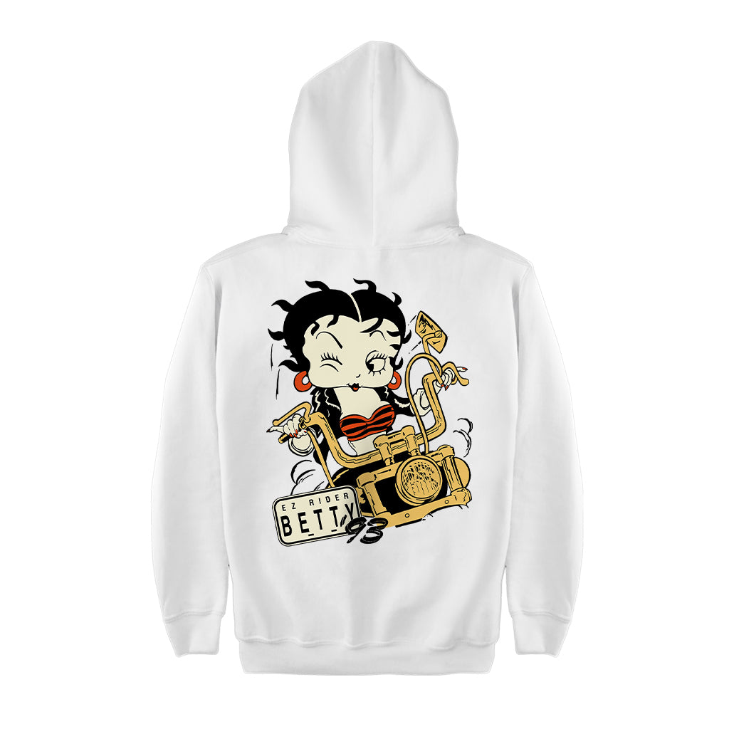 Betty Boop Ez Rider Betty Kids Hooded Sweatshirt-Betty Boop Shop