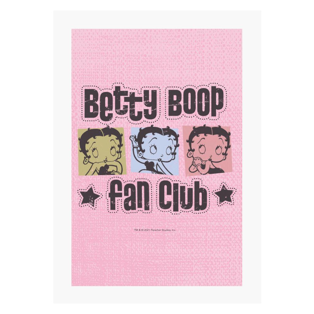 Betty Boop Fan Club A4 Print-Betty Boop Shop