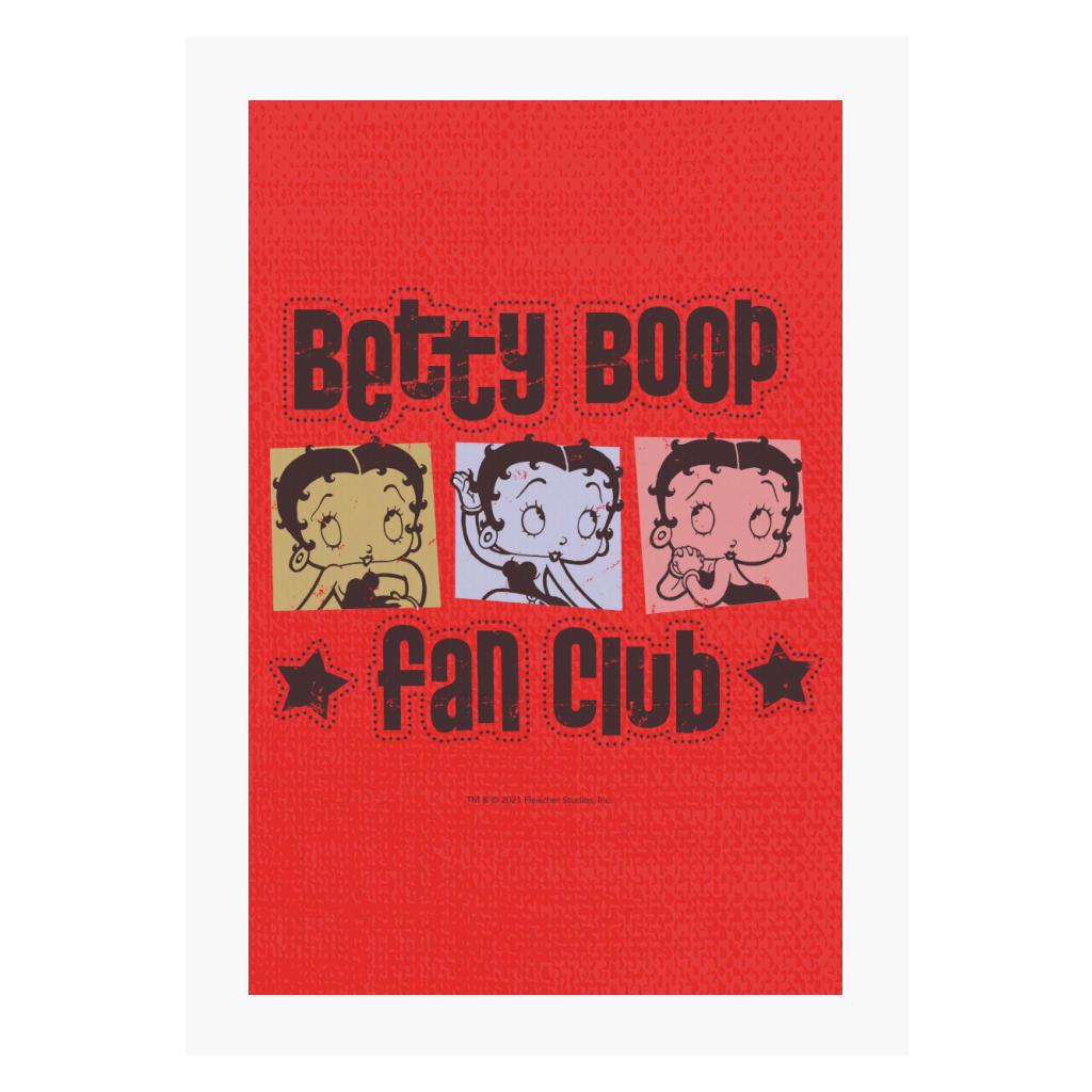 Betty Boop Fan Club A4 Print-Betty Boop Shop