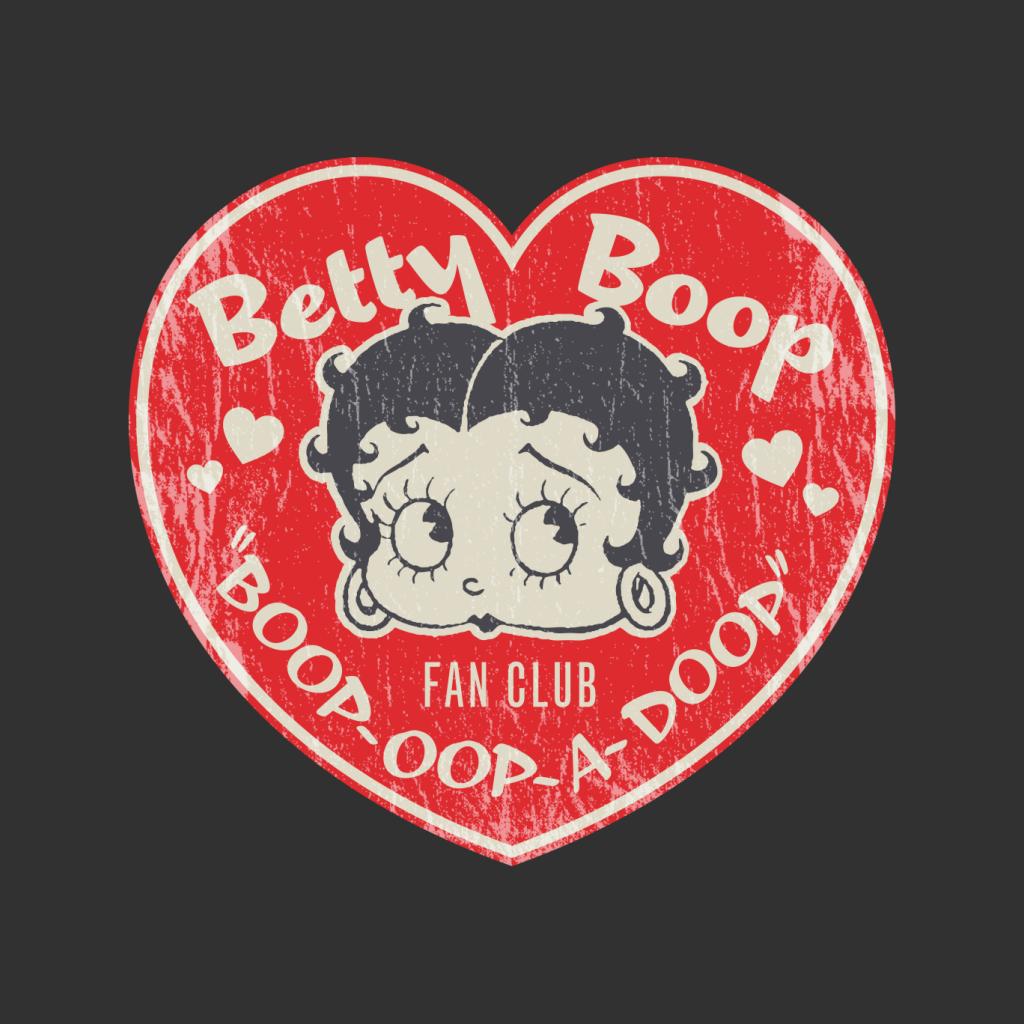 Betty Boop Oop A Doop Love Heart Men's Hooded Sweatshirt-Betty Boop Shop