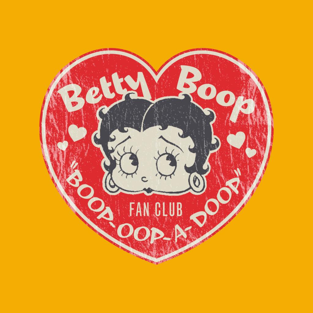 Betty Boop Oop A Doop Love Heart Men's Hooded Sweatshirt-Betty Boop Shop