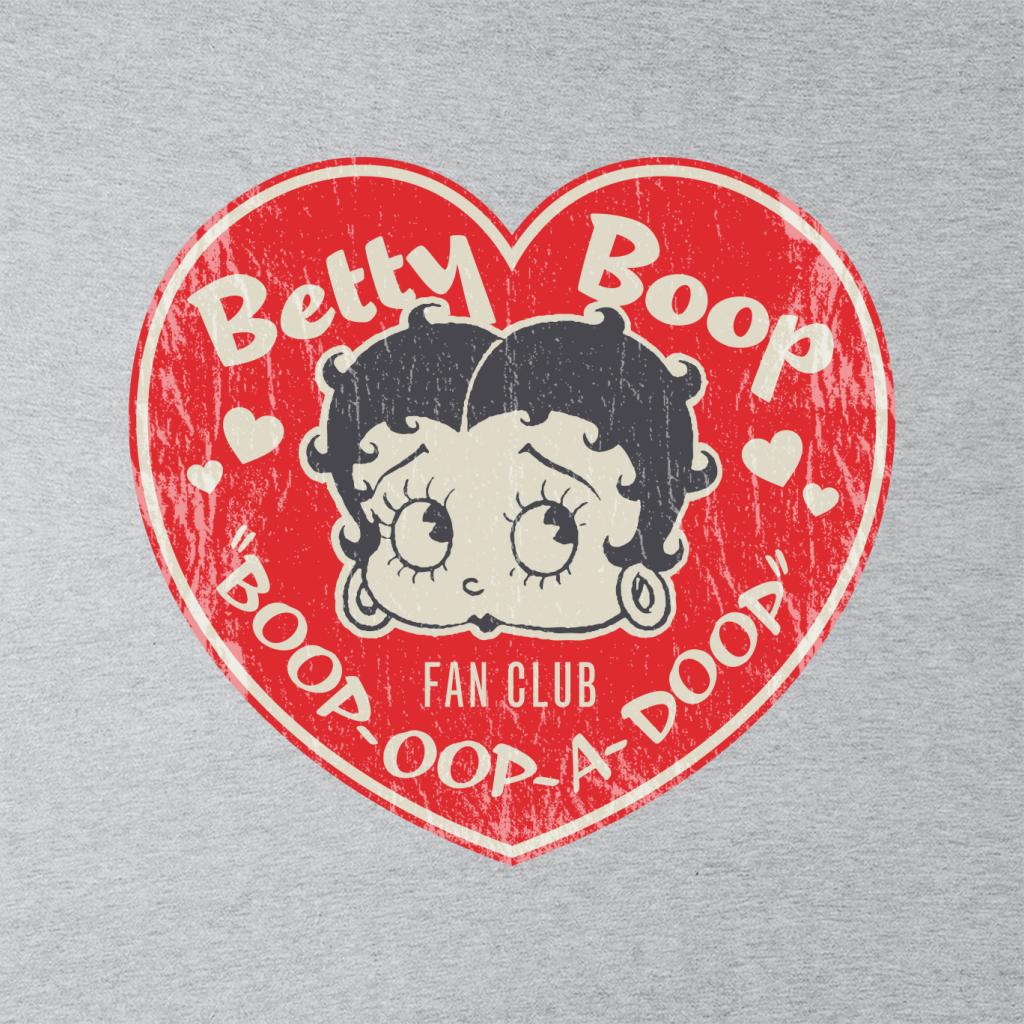 Betty Boop Oop A Doop Love Heart Men's Hooded Sweatshirt-Betty Boop Shop