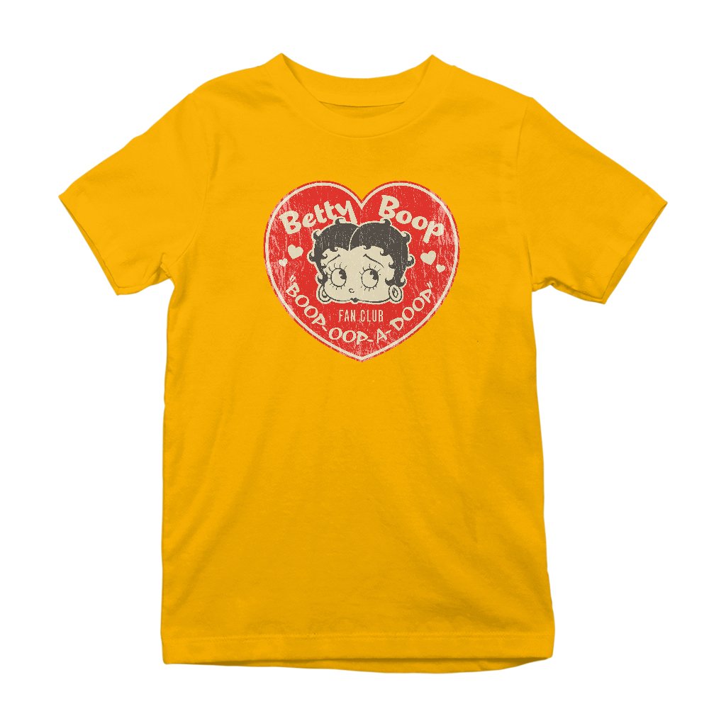 Betty Boop Oop A Doop Love Heart Kids T-Shirt-Betty Boop Shop