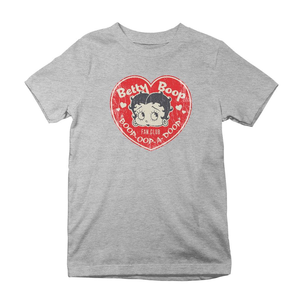 Betty Boop Oop A Doop Love Heart Kids T-Shirt-Betty Boop Shop
