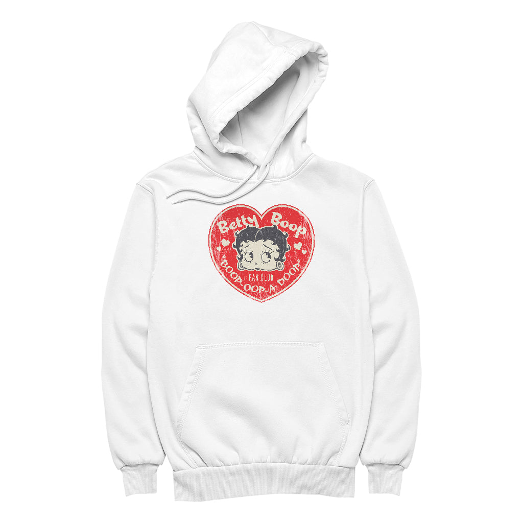 Betty Boop Oop A Doop Love Heart Men's Hooded Sweatshirt-Betty Boop Shop