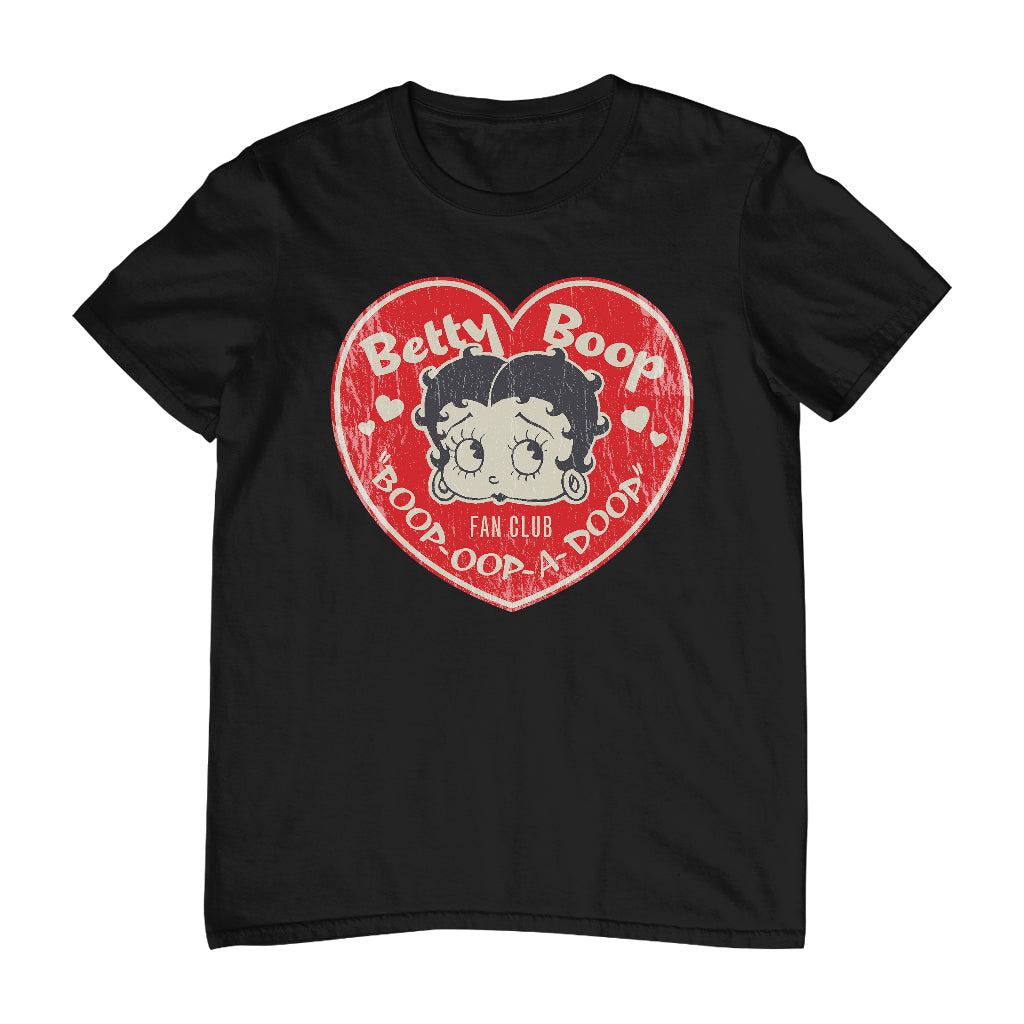Betty Boop Oop A Doop Love Heart Men's T-Shirt-Betty Boop Shop