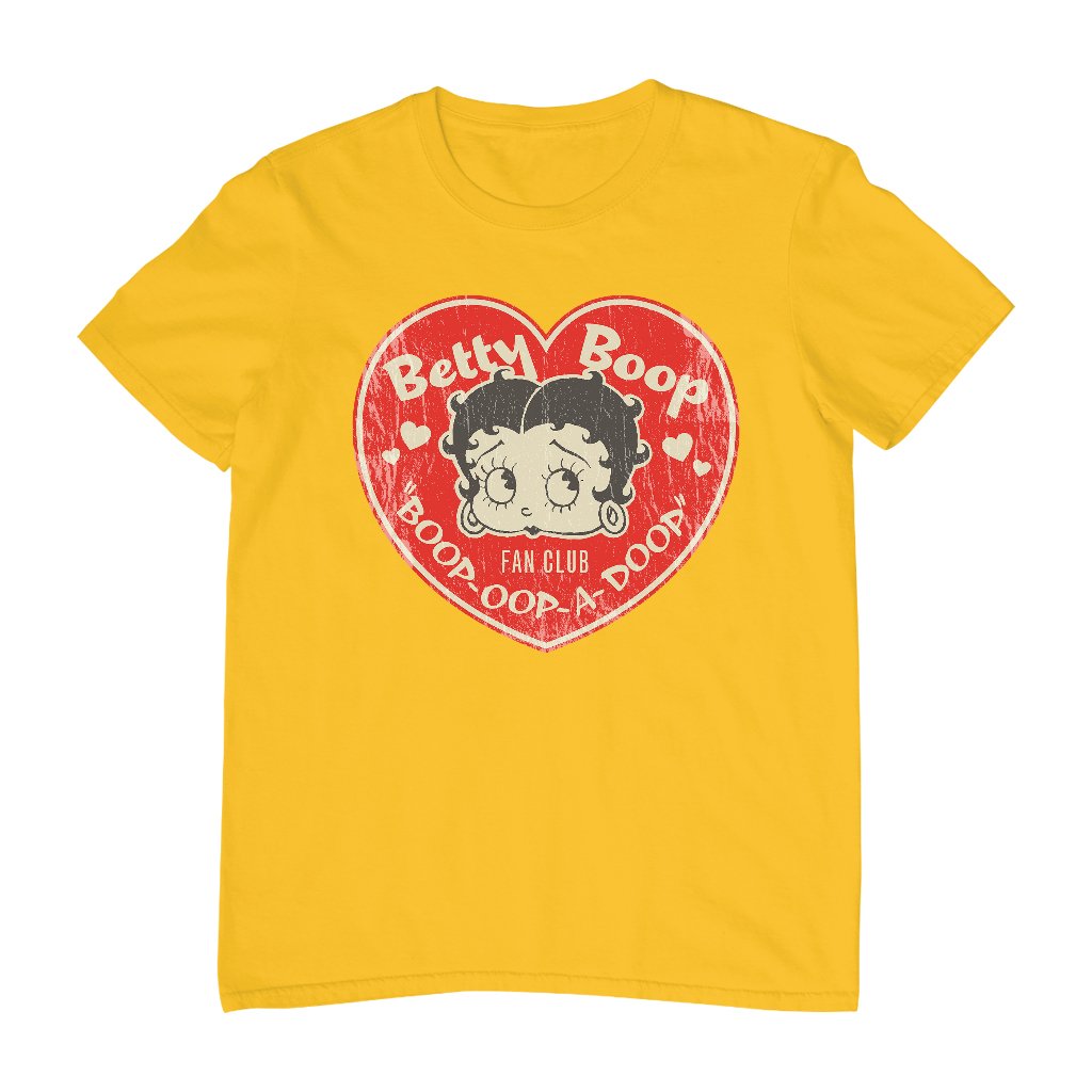 Betty Boop Oop A Doop Love Heart Men's T-Shirt-Betty Boop Shop