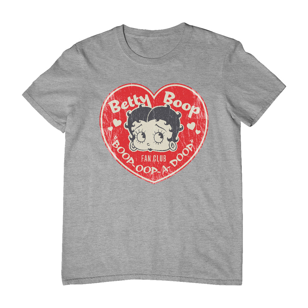 Betty Boop Oop A Doop Love Heart Men's T-Shirt-Betty Boop Shop