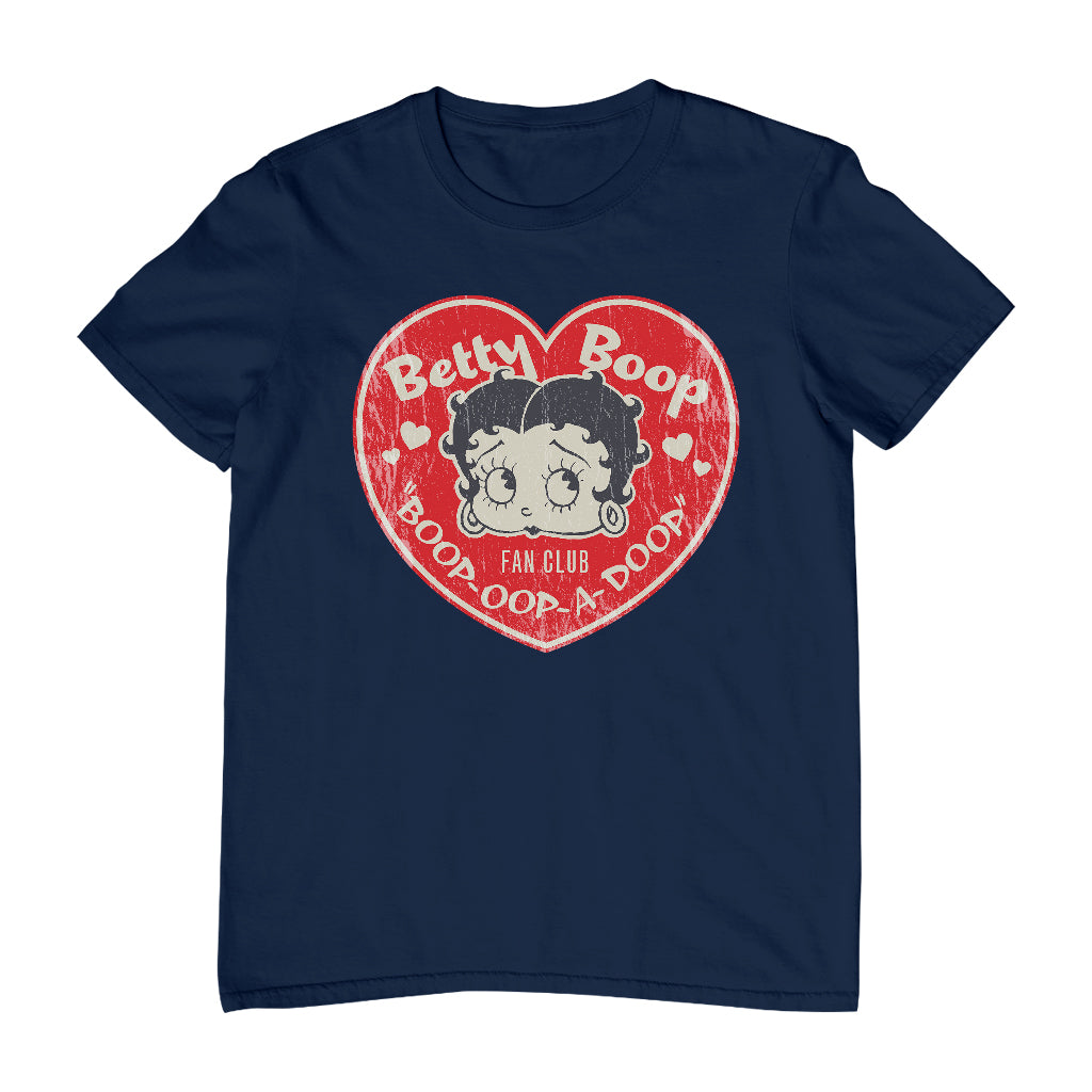 Betty Boop Oop A Doop Love Heart Men's T-Shirt-Betty Boop Shop