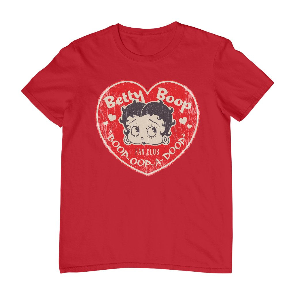 Betty Boop Oop A Doop Love Heart Men's T-Shirt-Betty Boop Shop