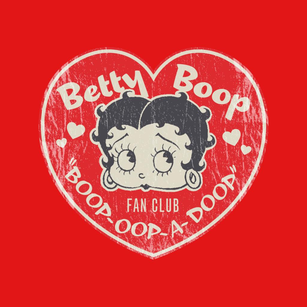 Betty Boop Oop A Doop Love Heart Men's Hooded Sweatshirt-Betty Boop Shop