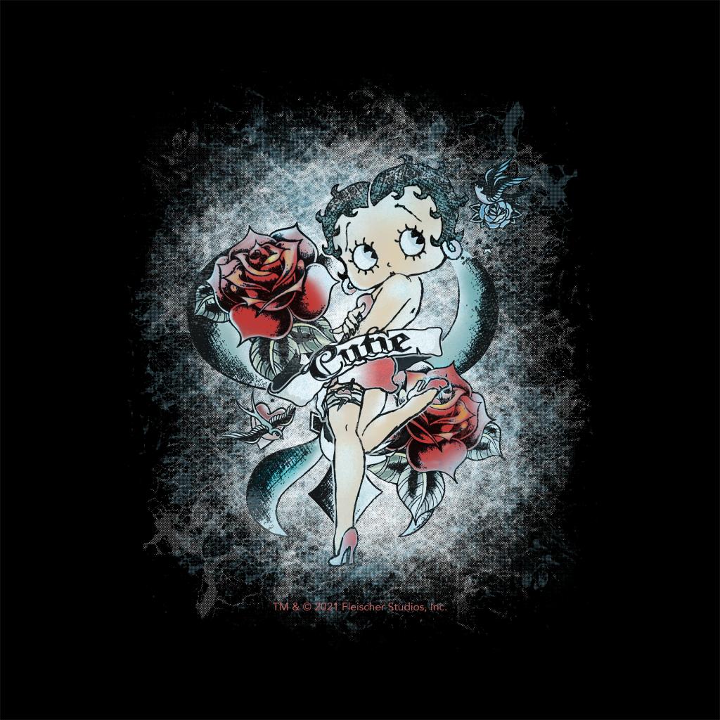Betty Boop Roses Cutie A4 Print-Betty Boop Shop