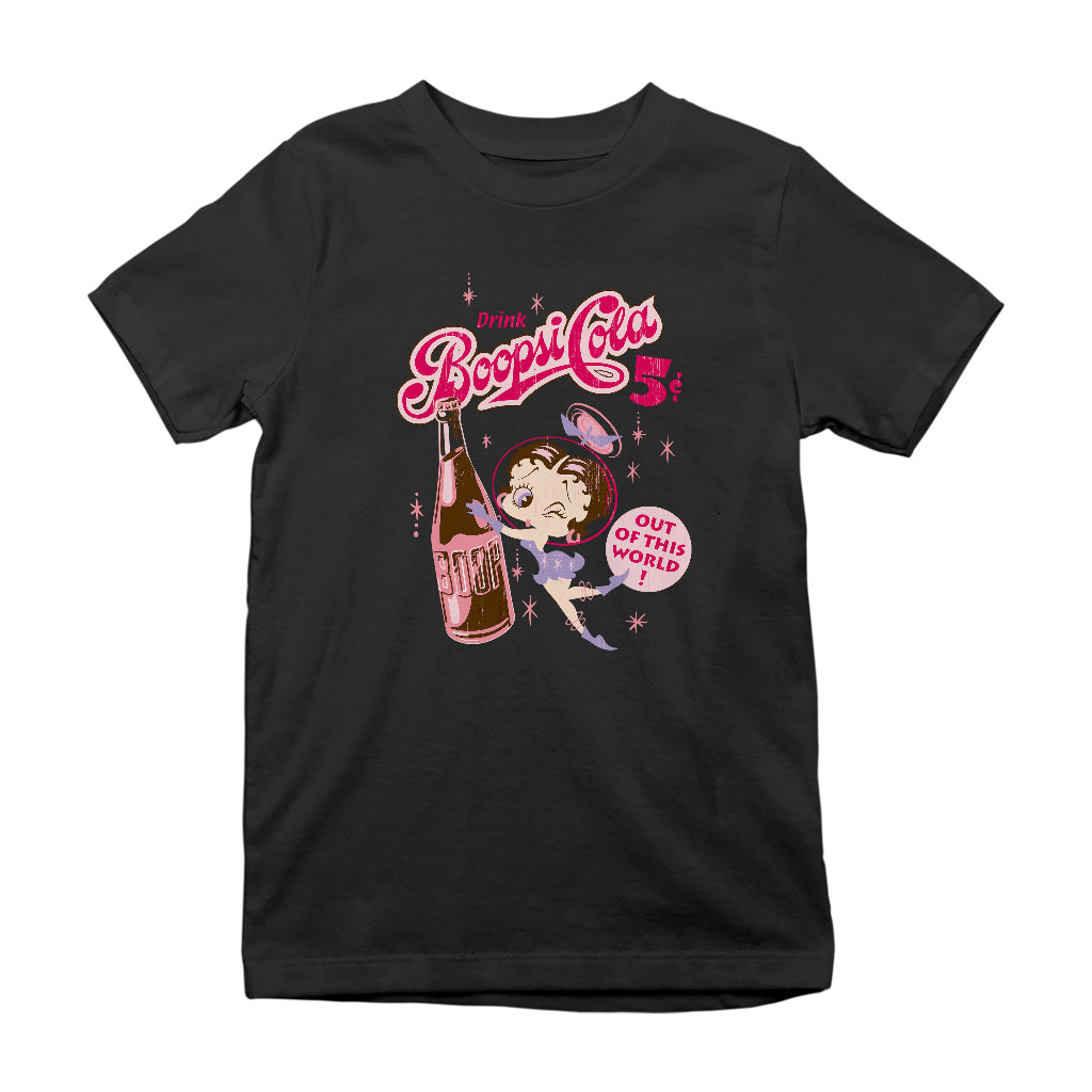 Betty Boop Drink Boopsi Cola Kids T-Shirt-Betty Boop Shop