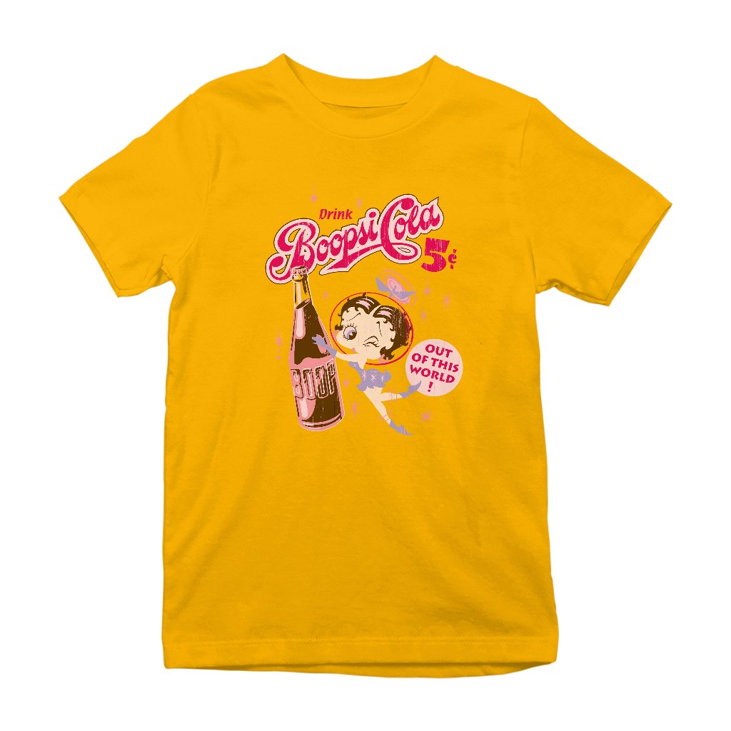 Betty Boop Drink Boopsi Cola Kids T-Shirt-Betty Boop Shop