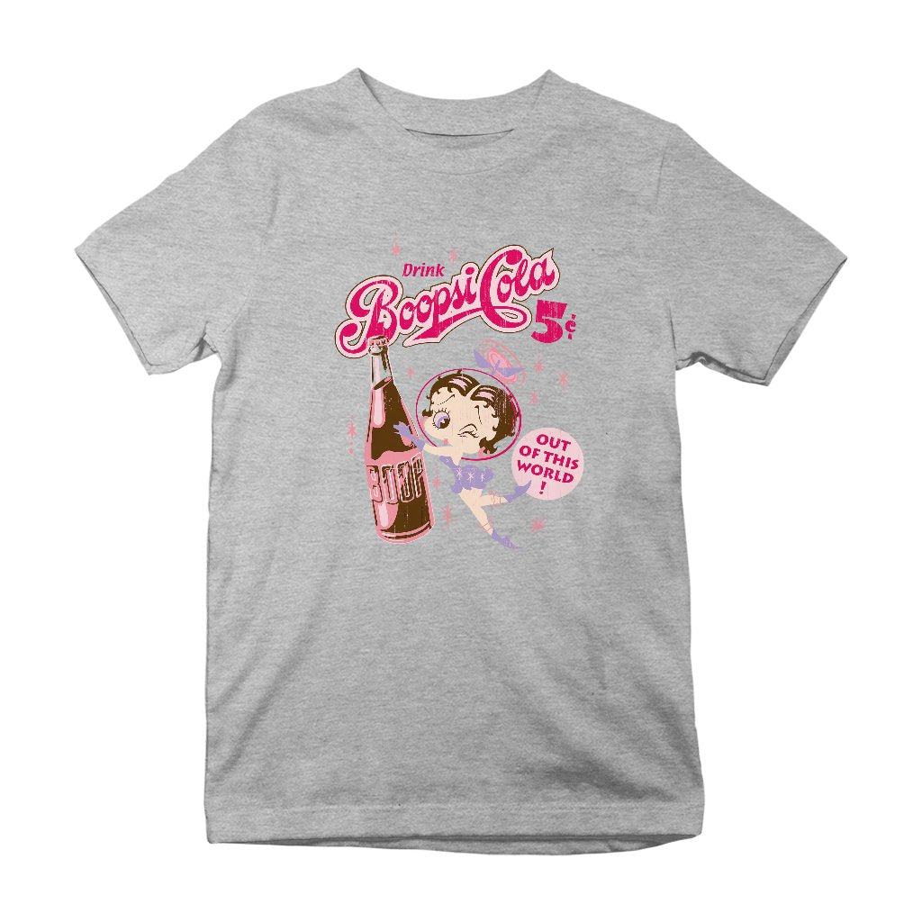 Betty Boop Drink Boopsi Cola Kids T-Shirt-Betty Boop Shop