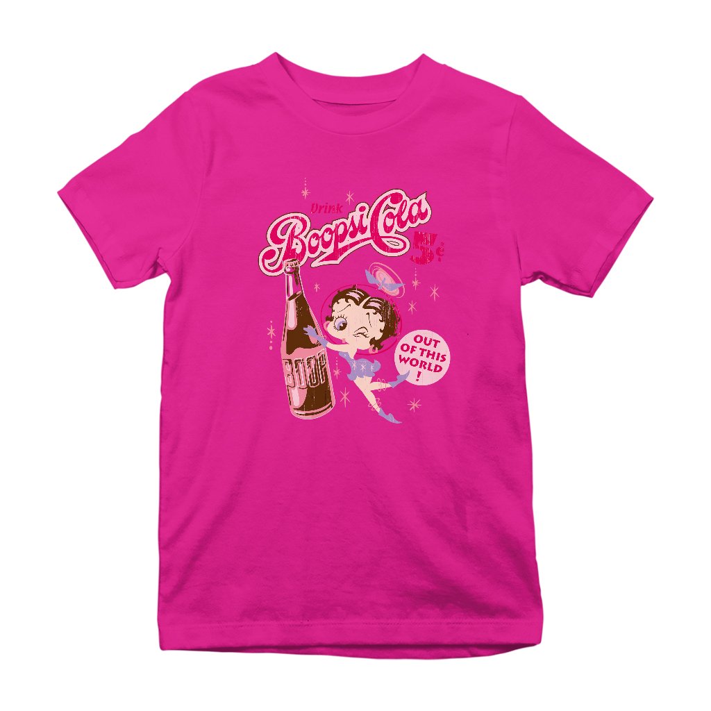 Betty Boop Drink Boopsi Cola Kids T-Shirt-Betty Boop Shop