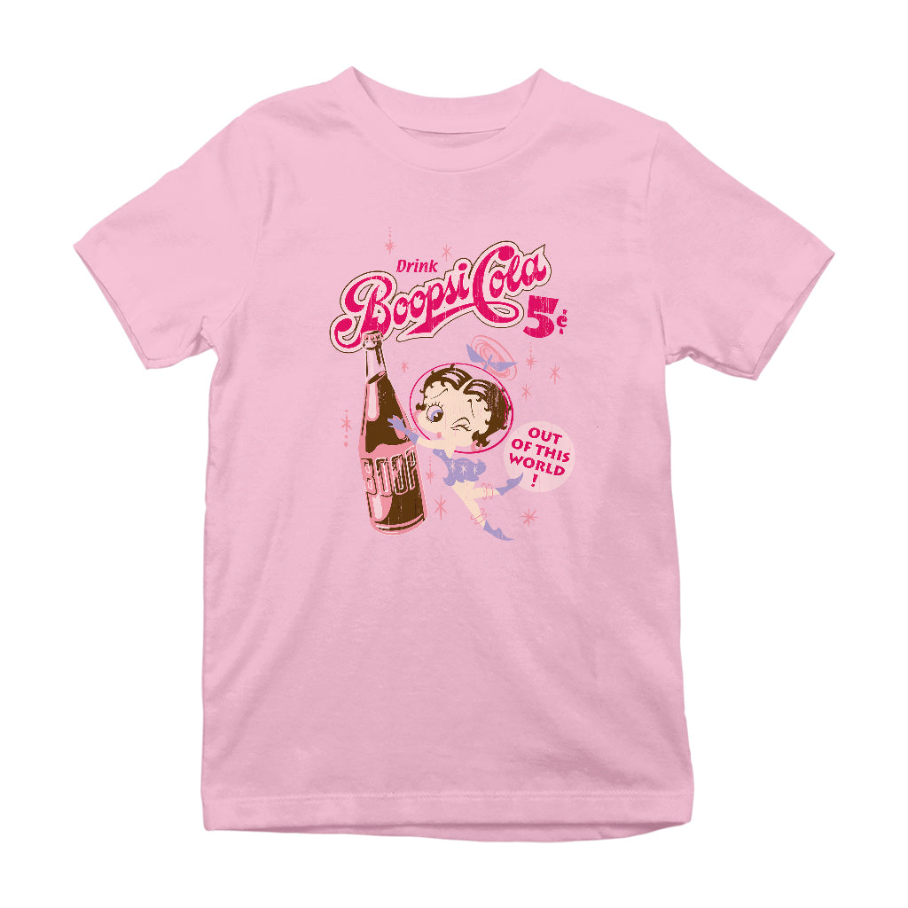 Betty Boop Drink Boopsi Cola Kids T-Shirt-Betty Boop Shop