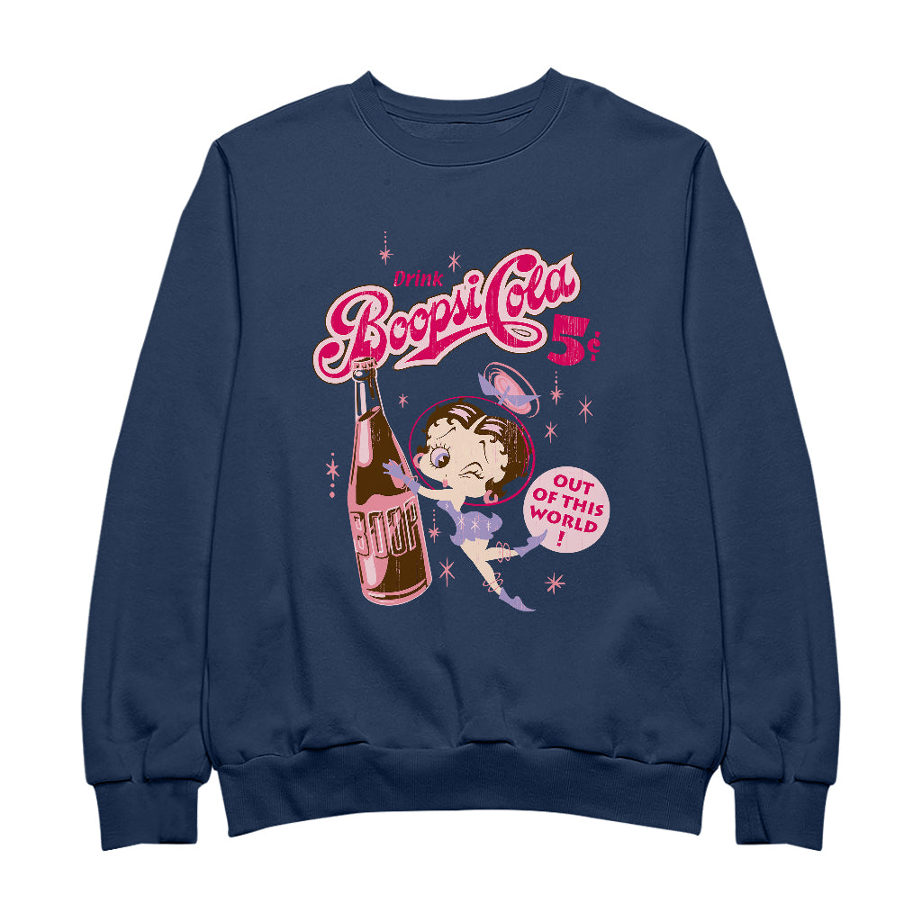 Betty Boop Drink Boopsi Cola Men's Sweatshirt-Betty Boop Shop