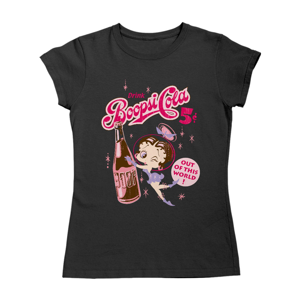 Betty Boop Drink Boopsi Cola Women's T-Shirt-Betty Boop Shop