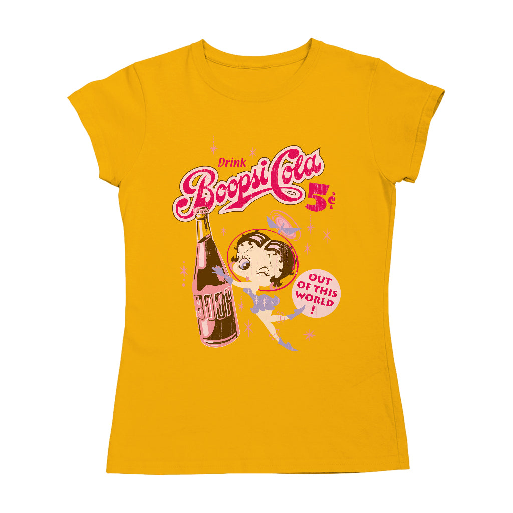 Betty Boop Drink Boopsi Cola Women's T-Shirt-Betty Boop Shop