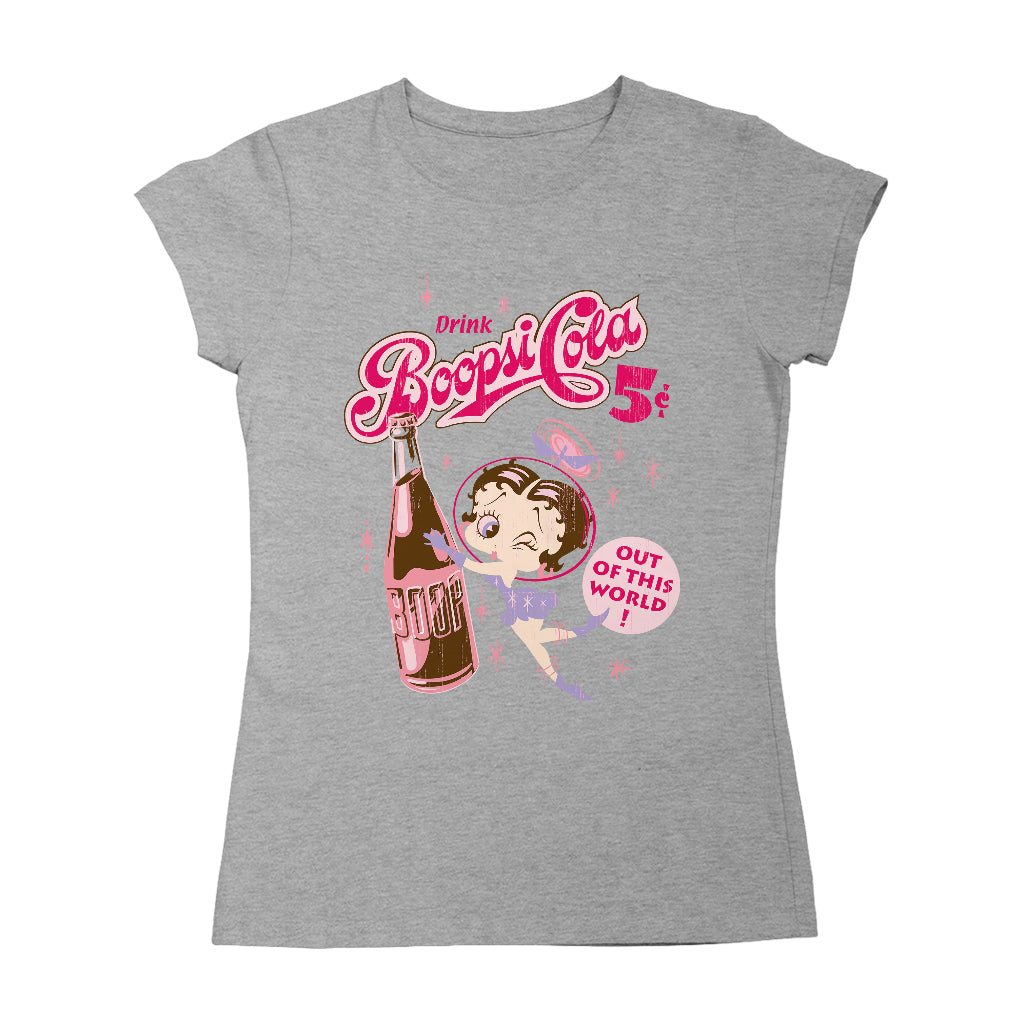 Betty Boop Drink Boopsi Cola Women's T-Shirt-Betty Boop Shop