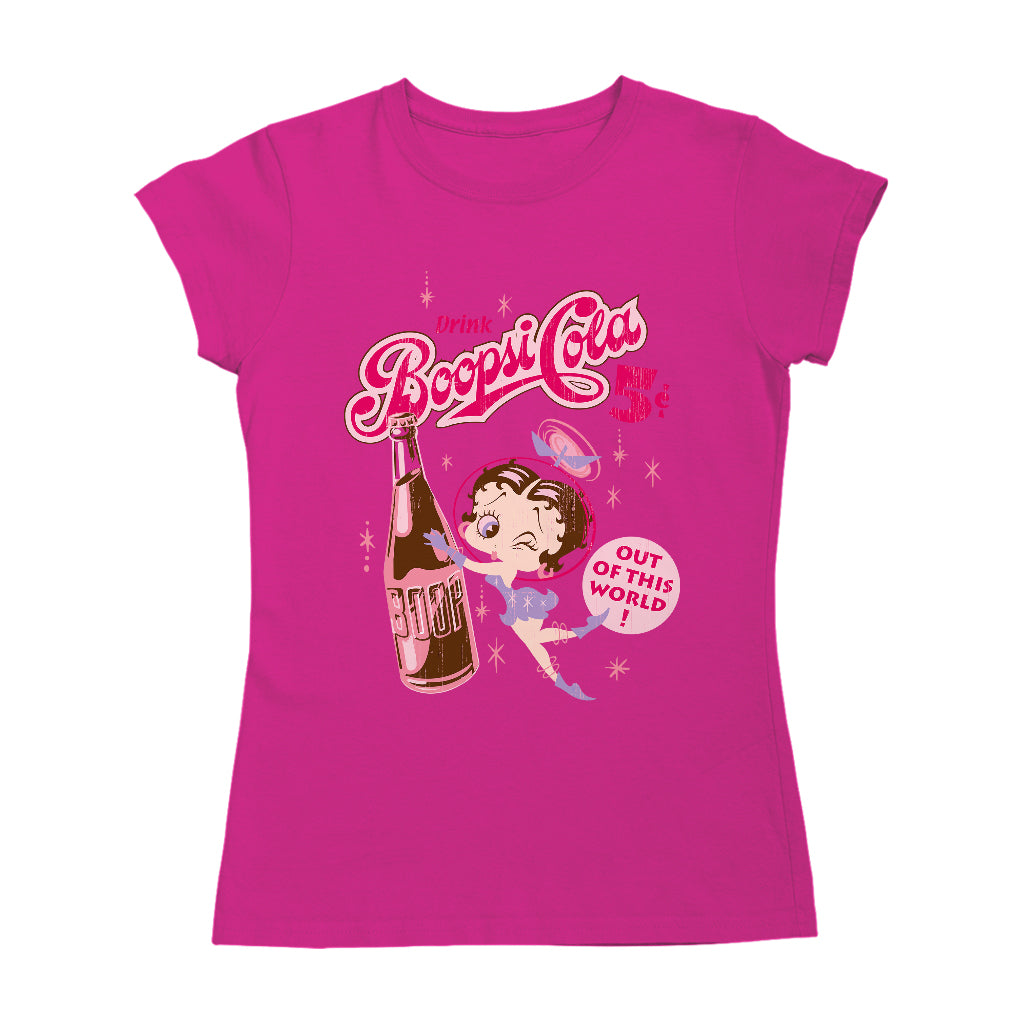 Betty Boop Drink Boopsi Cola Women's T-Shirt-Betty Boop Shop