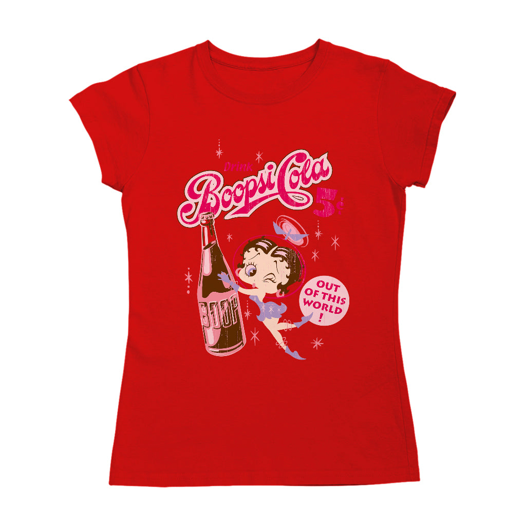 Betty Boop Drink Boopsi Cola Women's T-Shirt-Betty Boop Shop